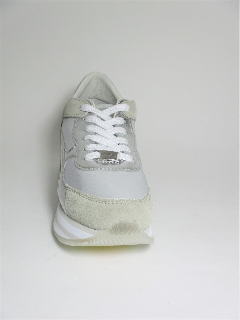Sneaker in pelle donna APEPAZZA RUMER grigia