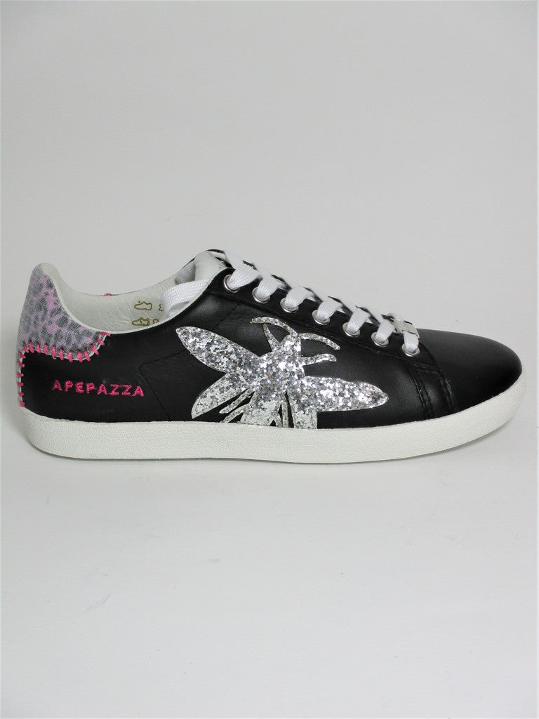 Sneaker pelle donna APEPAZZA GIGI nera