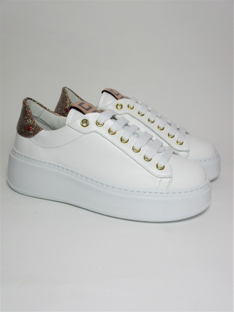 Sneaker pelle donna GIO+ G720B bianca