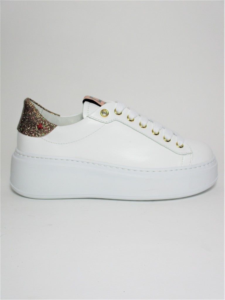 Sneaker pelle donna GIO+ G720B bianca