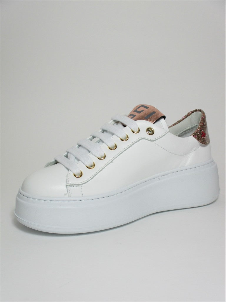 Sneaker pelle donna GIO+ G720B bianca