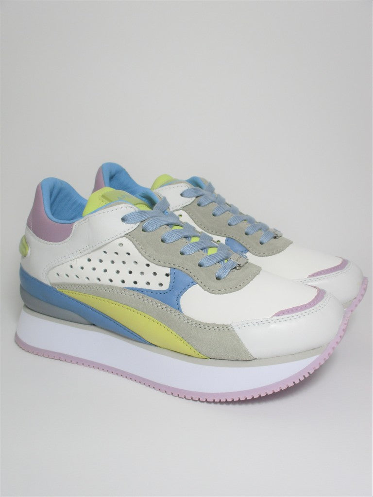 Sneaker in pelle donna APEPAZZA RUMER multicolor
