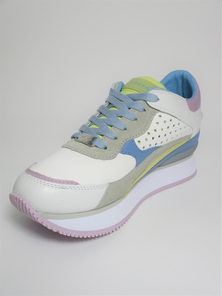 Sneaker in pelle donna APEPAZZA RUMER multicolor