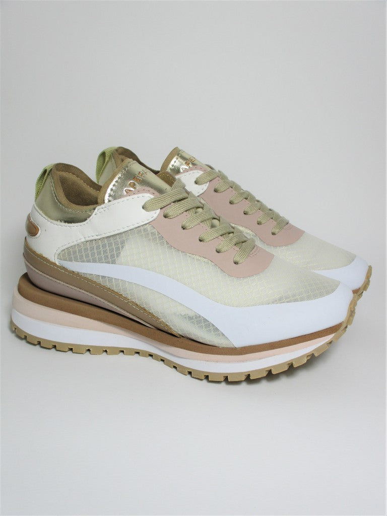 Sneaker donna APEPAZZA LIZZY cipria