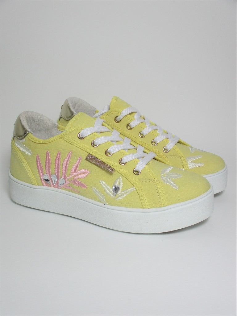 Sneaker donna APEPAZZA SUKI Giallo