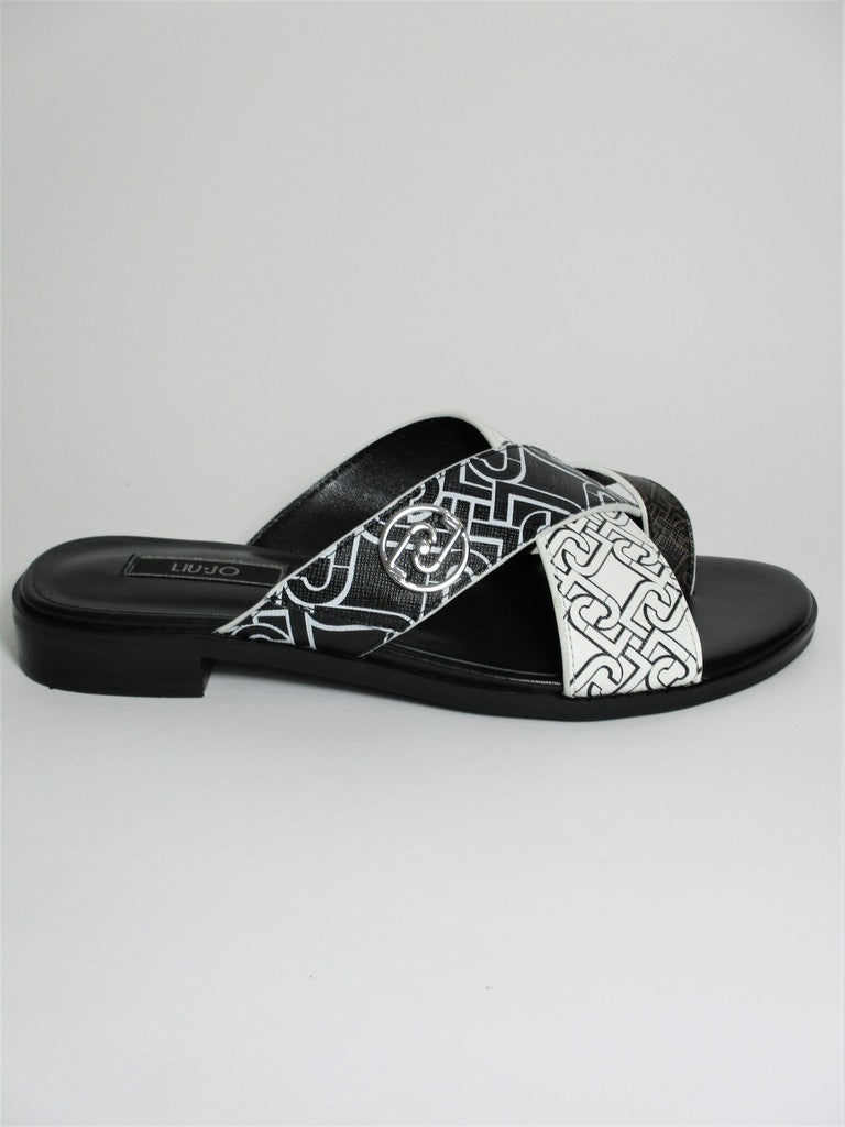 Sandalo donna LIU JO Erin 6 bianco/nero