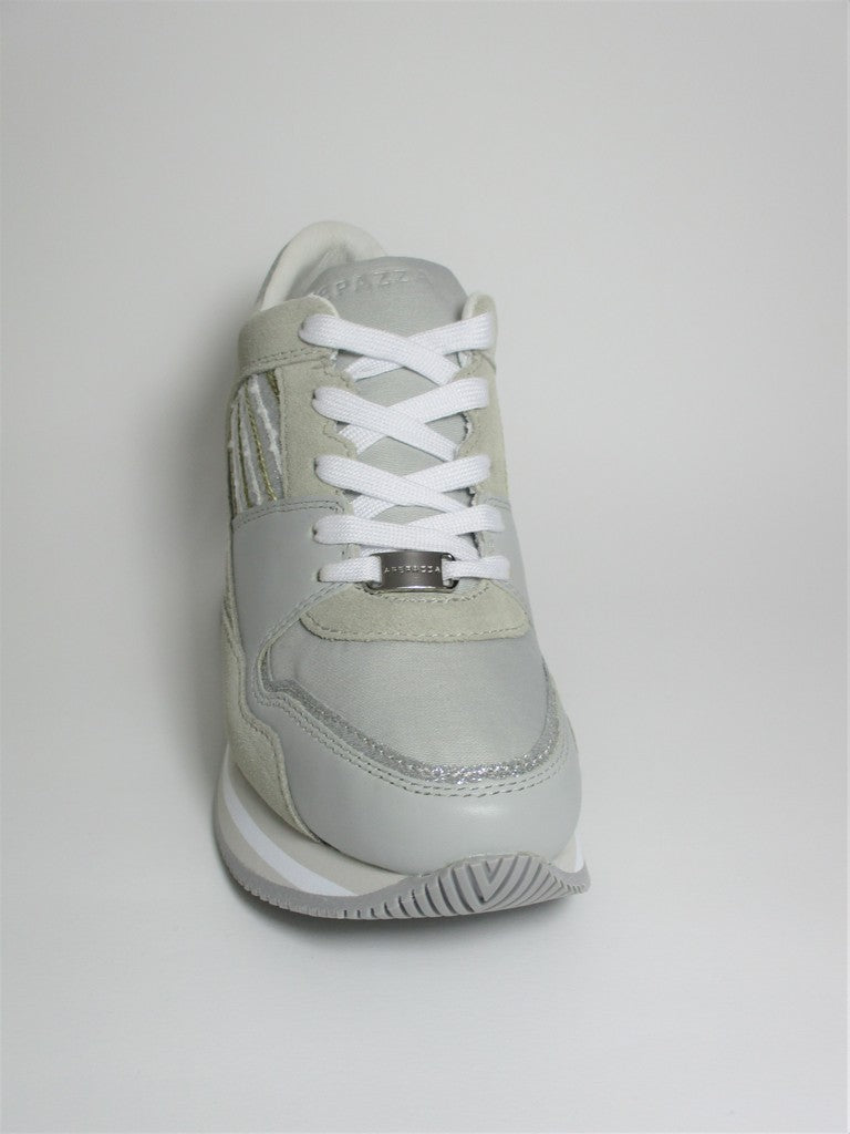 Sneaker pelle donna APEPAZZA HALLE Grigia