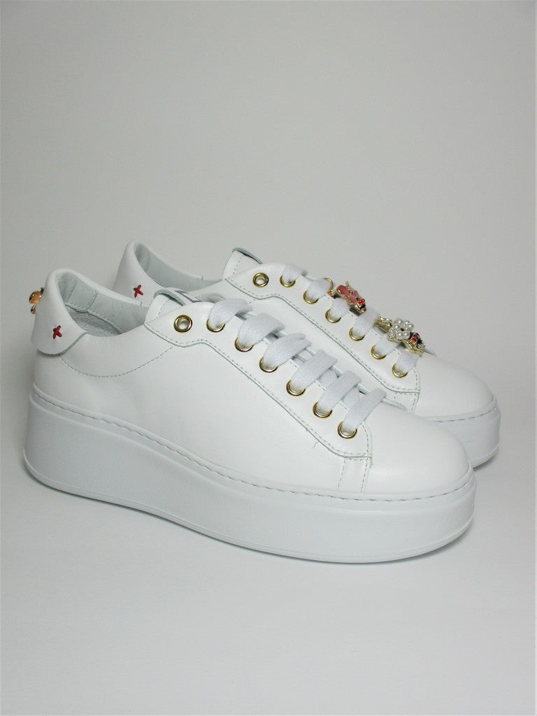 Sneaker pelle donna GIO+ G716TW bianca