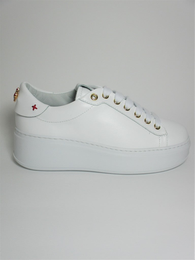 Sneaker pelle donna GIO+ G716TW bianca