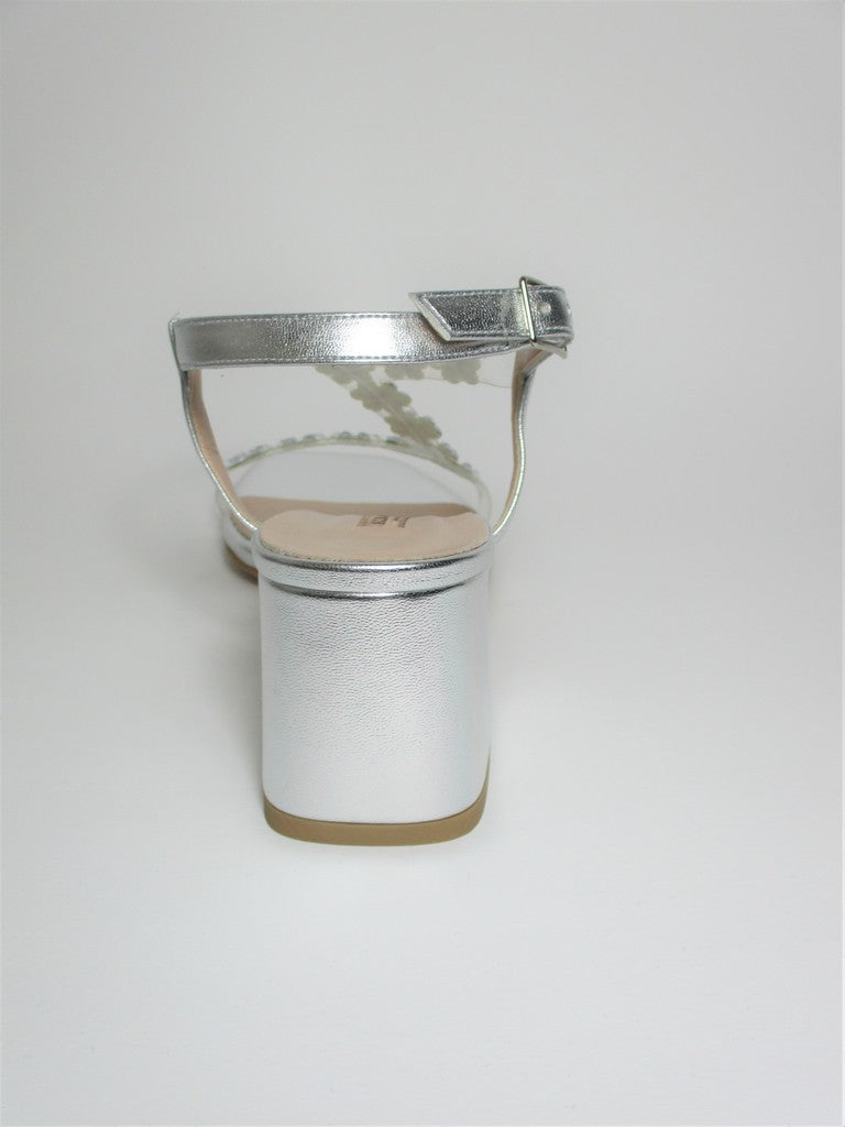 Sandalo pelle donna ALBANO 8043 argento