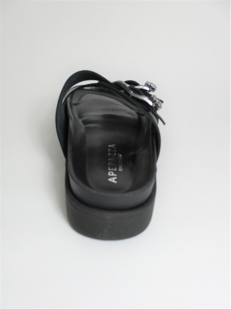 Ciabatta donna Apepazza Sofia nero