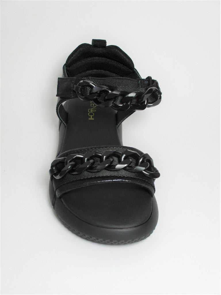 Sandalo pelle donna ELENA IACHI E2833 Nero