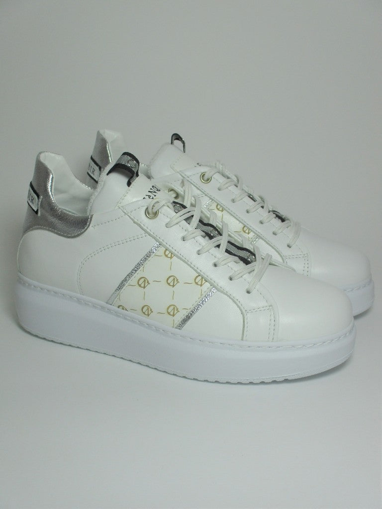 Sneaker pelle donna Cafènoir DE1350 Bianca