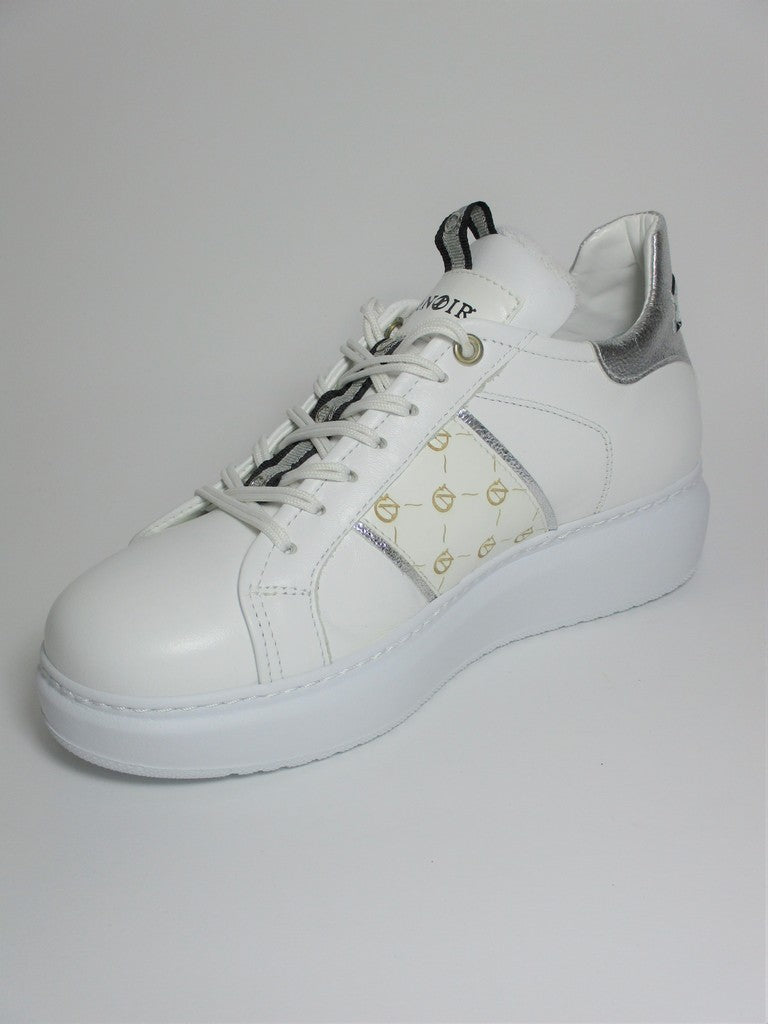 Sneaker pelle donna Cafènoir DE1350 Bianca