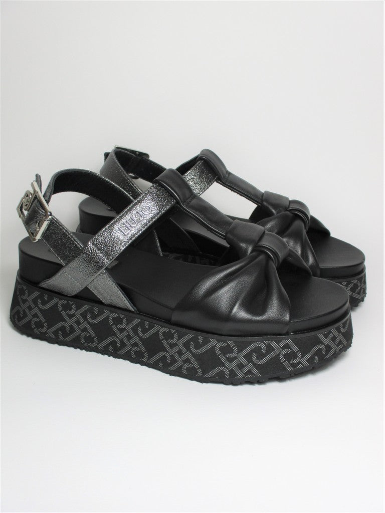 Sandalo Zeppa donna LIU JO Frida3 nera