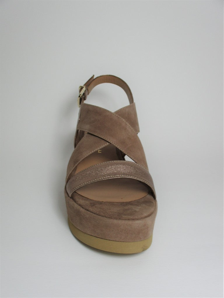 Sandalo pelle donna GIANMARCO SORELLI 2088 Taupe