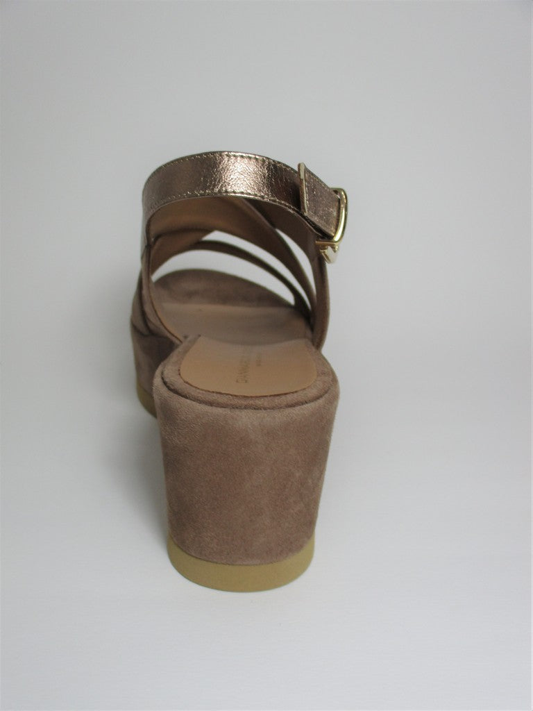 Sandalo pelle donna GIANMARCO SORELLI 2088 Taupe