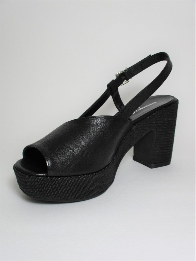 Sandalo pelle donna GIANMARCO SORELLI 2011 nero