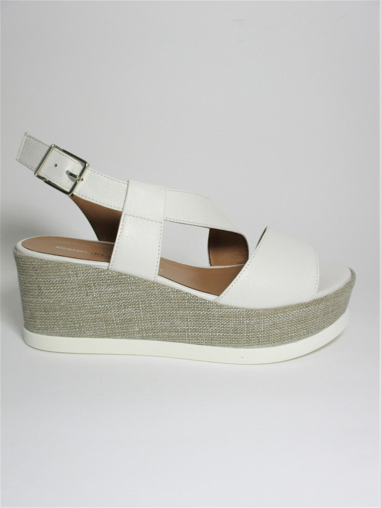 Sandalo pelle donna GIANMARCO SORELLI 1998 Bianca