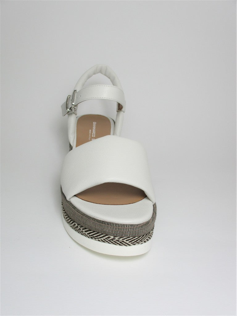 Sandalo pelle donna GIANMARCO SORELLI 2059 Bianca