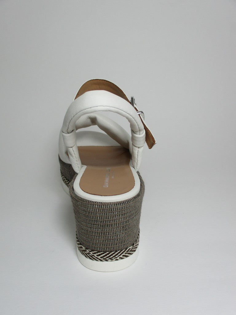 Sandalo pelle donna GIANMARCO SORELLI 2059 Bianca