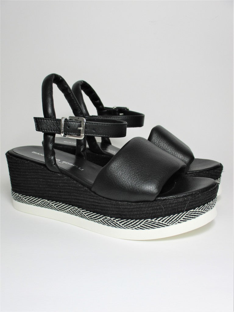 Sandalo pelle donna GIANMARCO SORELLI 2059 Nera