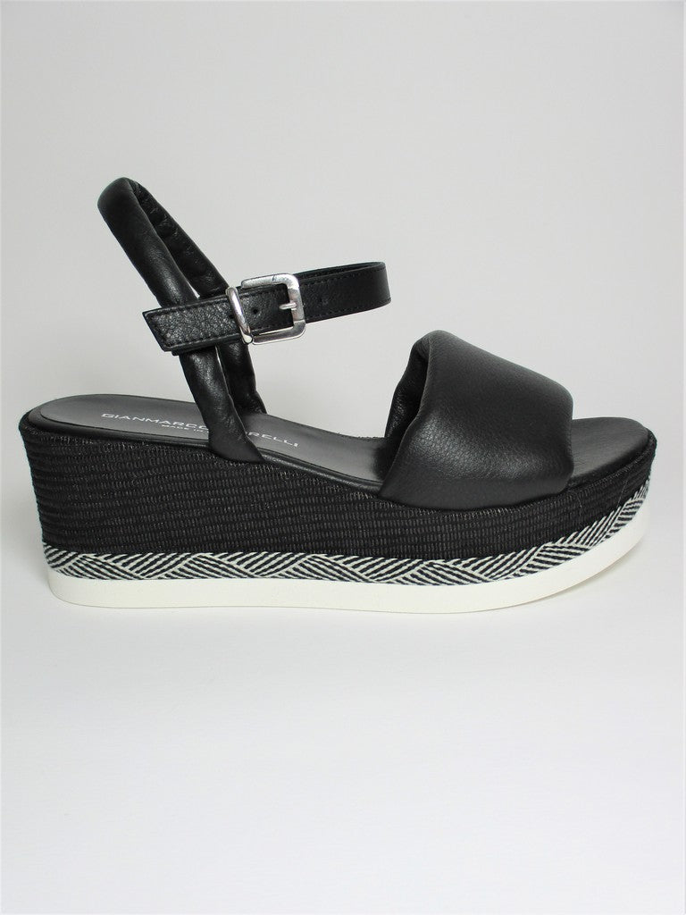 Sandalo pelle donna GIANMARCO SORELLI 2059 Nera