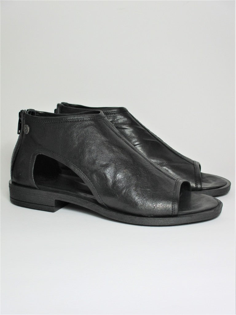 Sandalo pelle donna Oxs Julia 1057 Nero