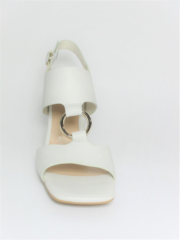 Sandalo pelle donna Apepazza Vera Bianco
