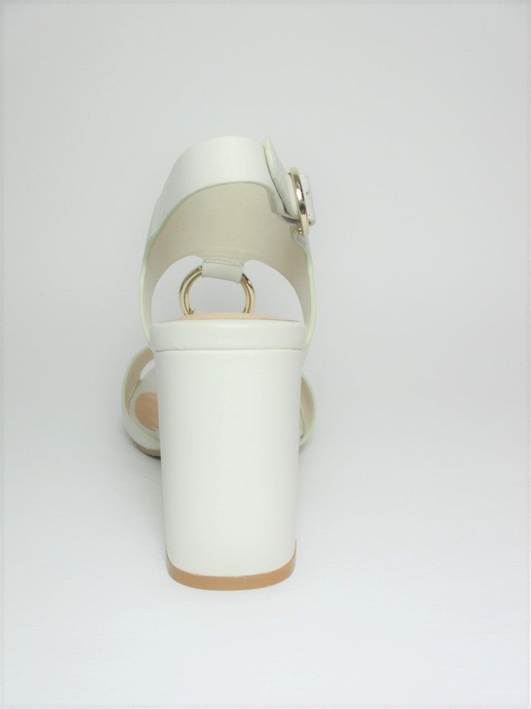 Sandalo pelle donna Apepazza Vera Bianco
