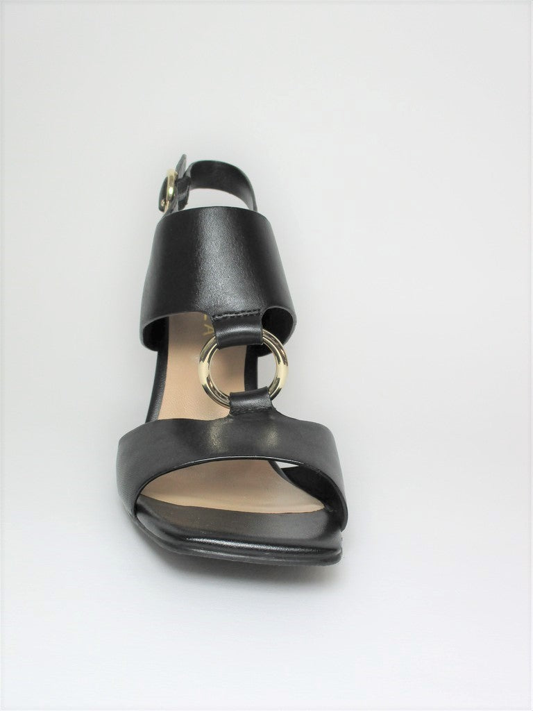 Sandalo pelle donna Apepazza Vera nero