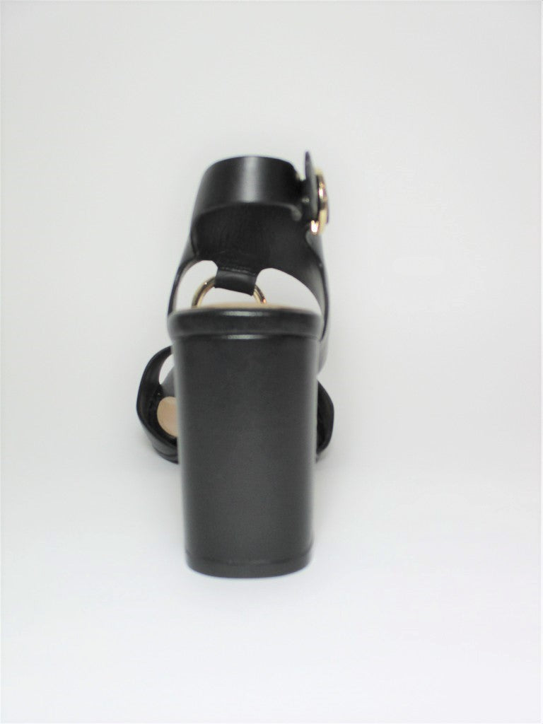 Sandalo pelle donna Apepazza Vera nero