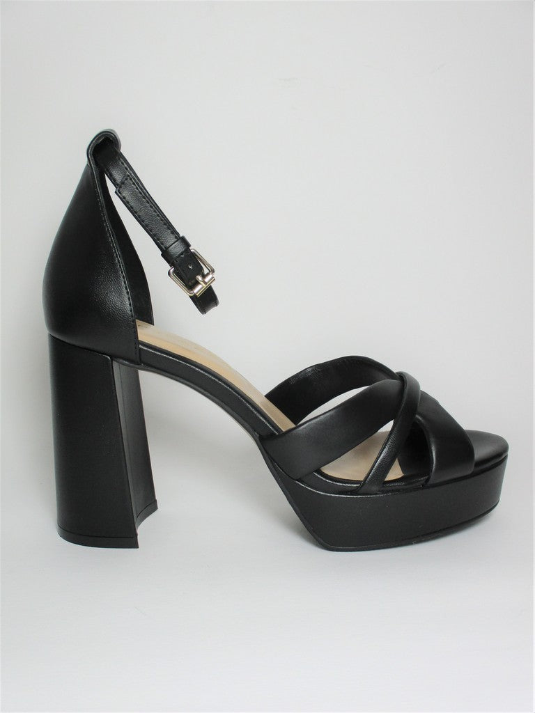 Sandalo pelle donna Apepazza Amal nero