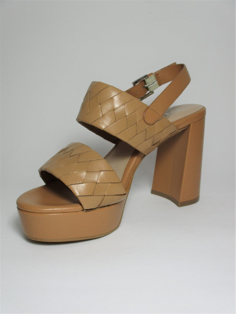 Sandalo pelle donna Apepazza Agnes cuoio