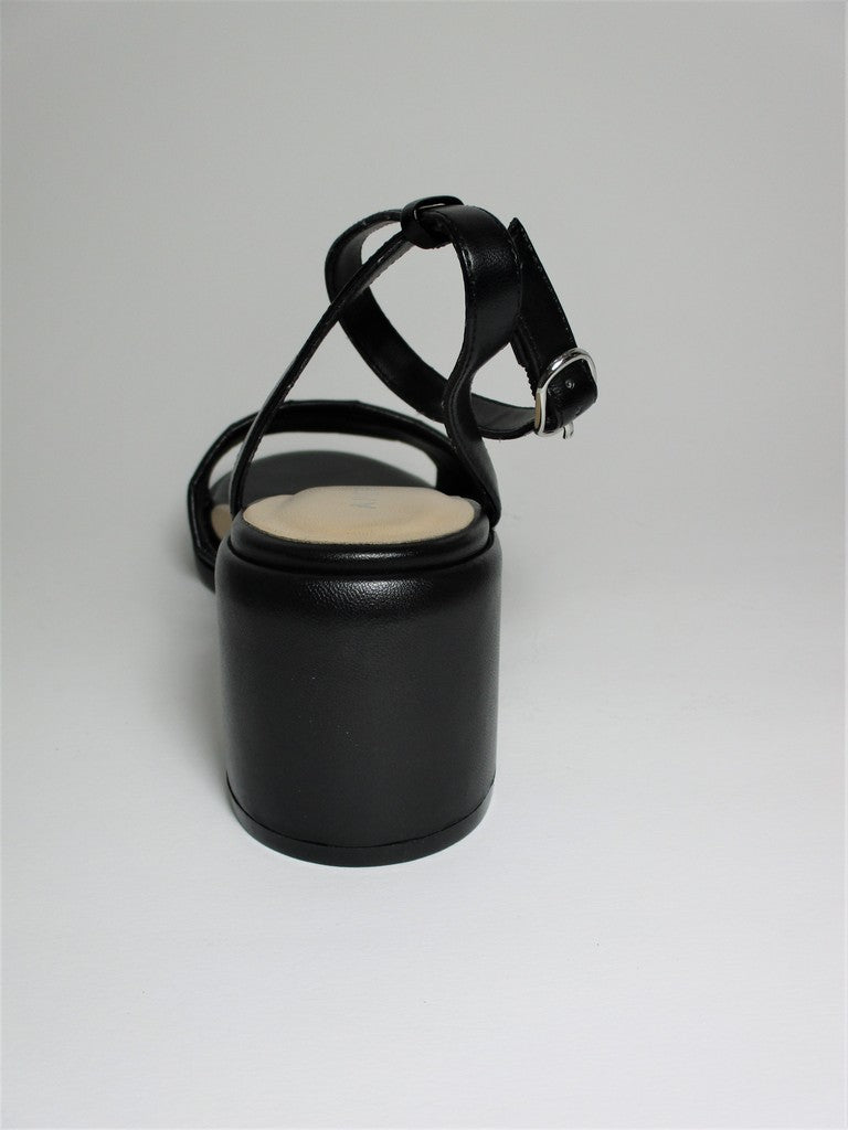 Sandalo pelle donna Apepazza Maggie Nero