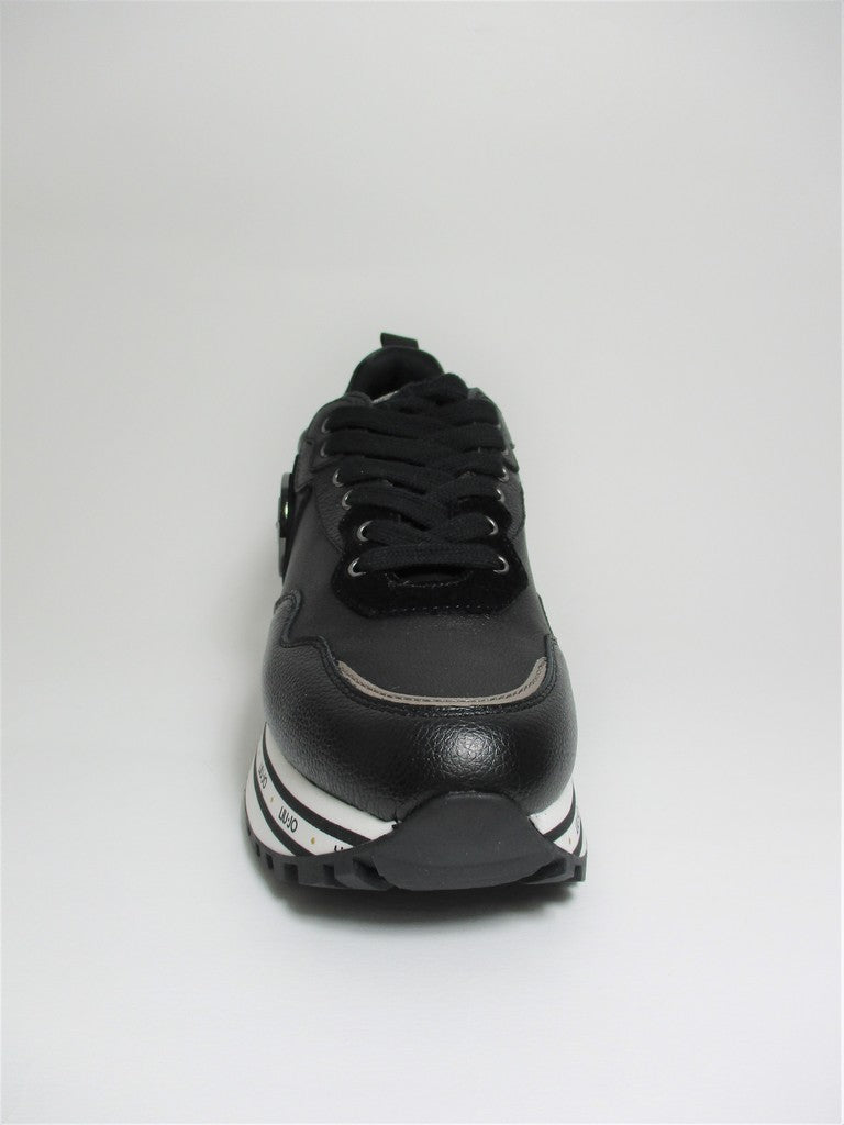 Sneaker pelle donna LIU JO Maxi Wonder 1 Nera