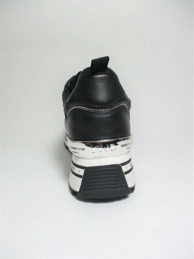 Sneaker pelle donna LIU JO Maxi Wonder 1 Nera