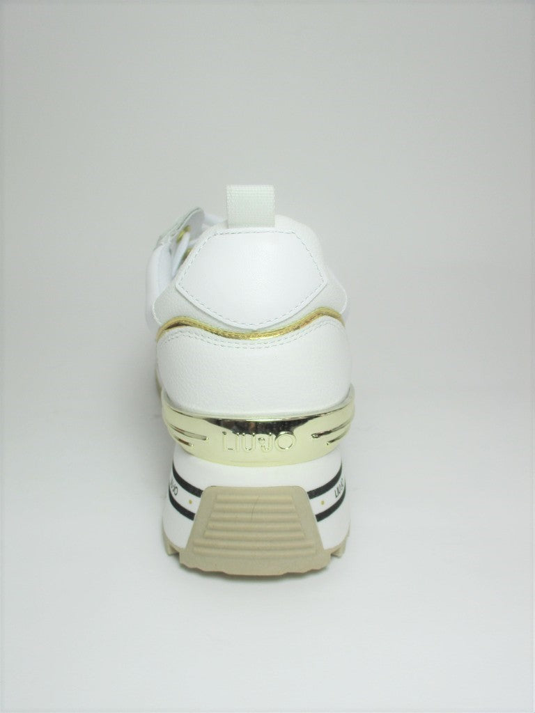 Sneaker pelle donna LIU JO Maxi Wonder 1 Bianca