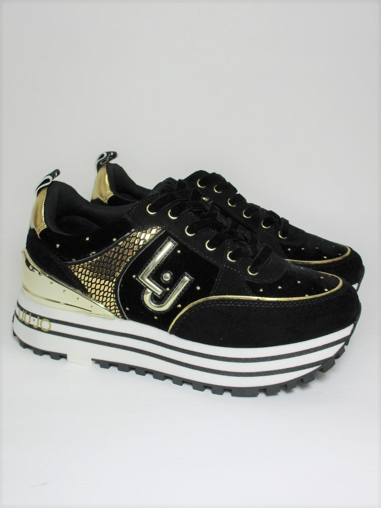 Sneaker pelle donna LIU JO Maxi Wonder 20 Black