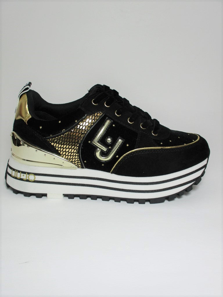 Sneaker pelle donna LIU JO Maxi Wonder 20 Black