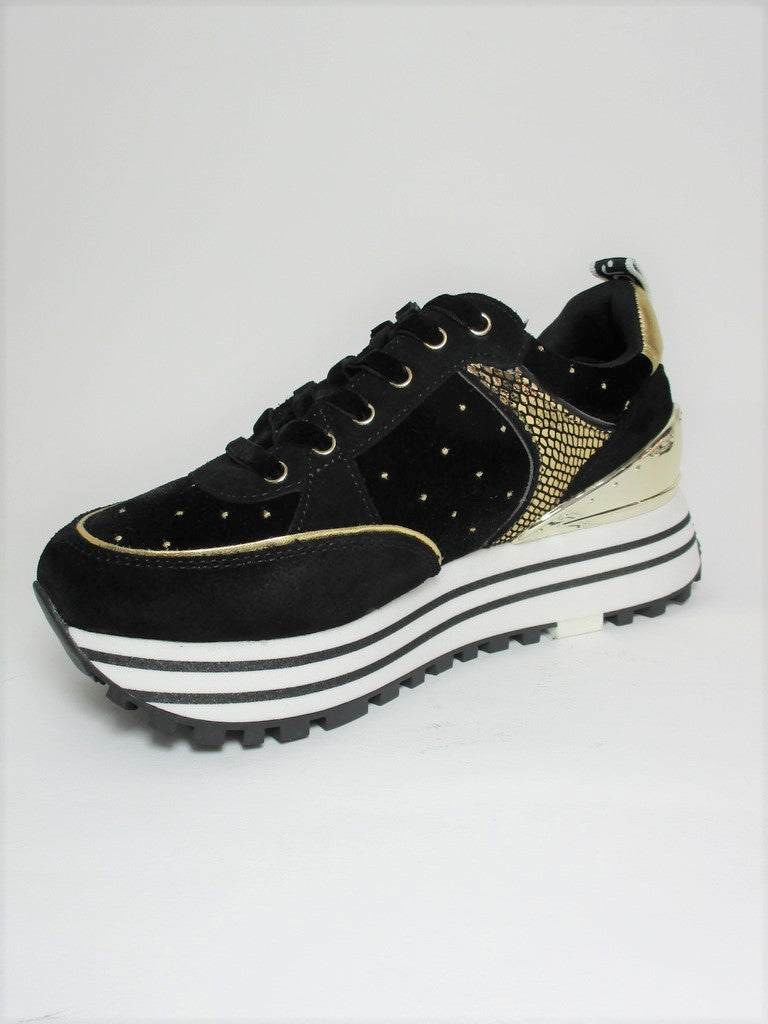 Sneaker pelle donna LIU JO Maxi Wonder 20 Black