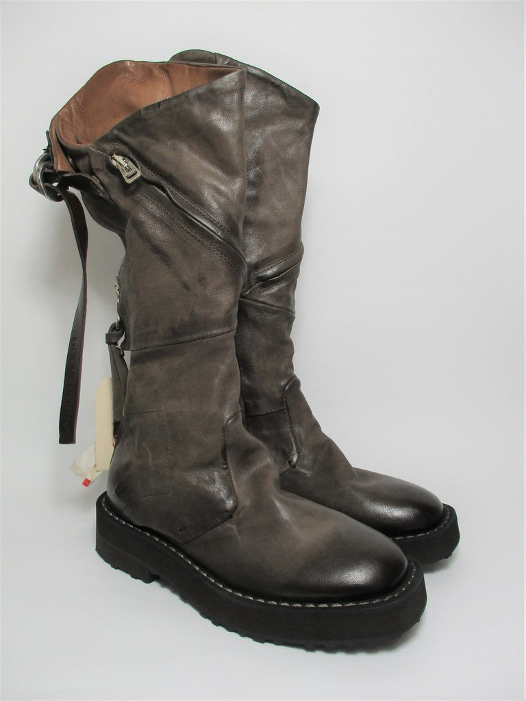 Stivale pelle donna AS98 A58302 Fondente