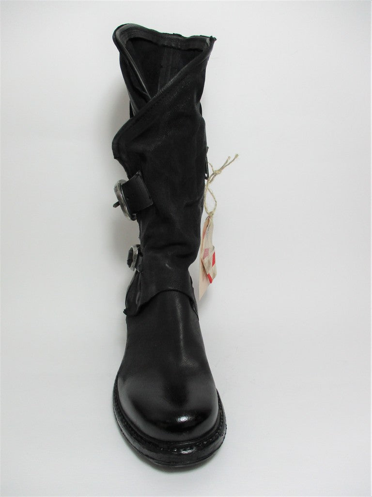 Stivale pelle donna AS98 A52308 Nero