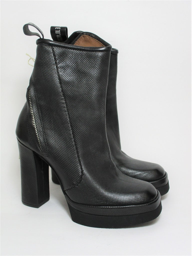 Stivaletto pelle donna AS98 A53206 Nero