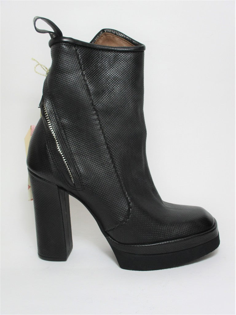 Stivaletto pelle donna AS98 A53206 Nero