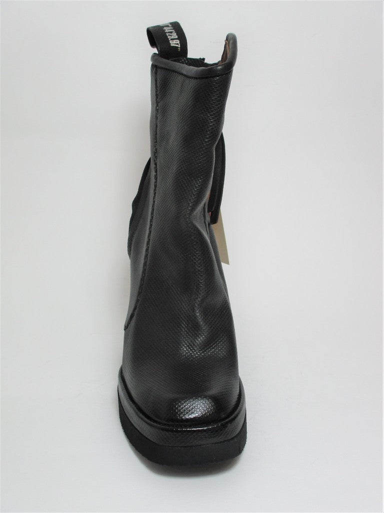 Stivaletto pelle donna AS98 A53206 Nero