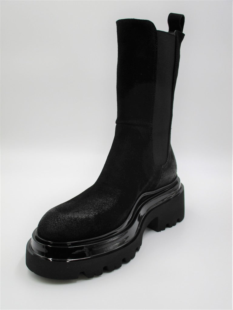 Beatles camoscio donna FRU.IT 7117 nero