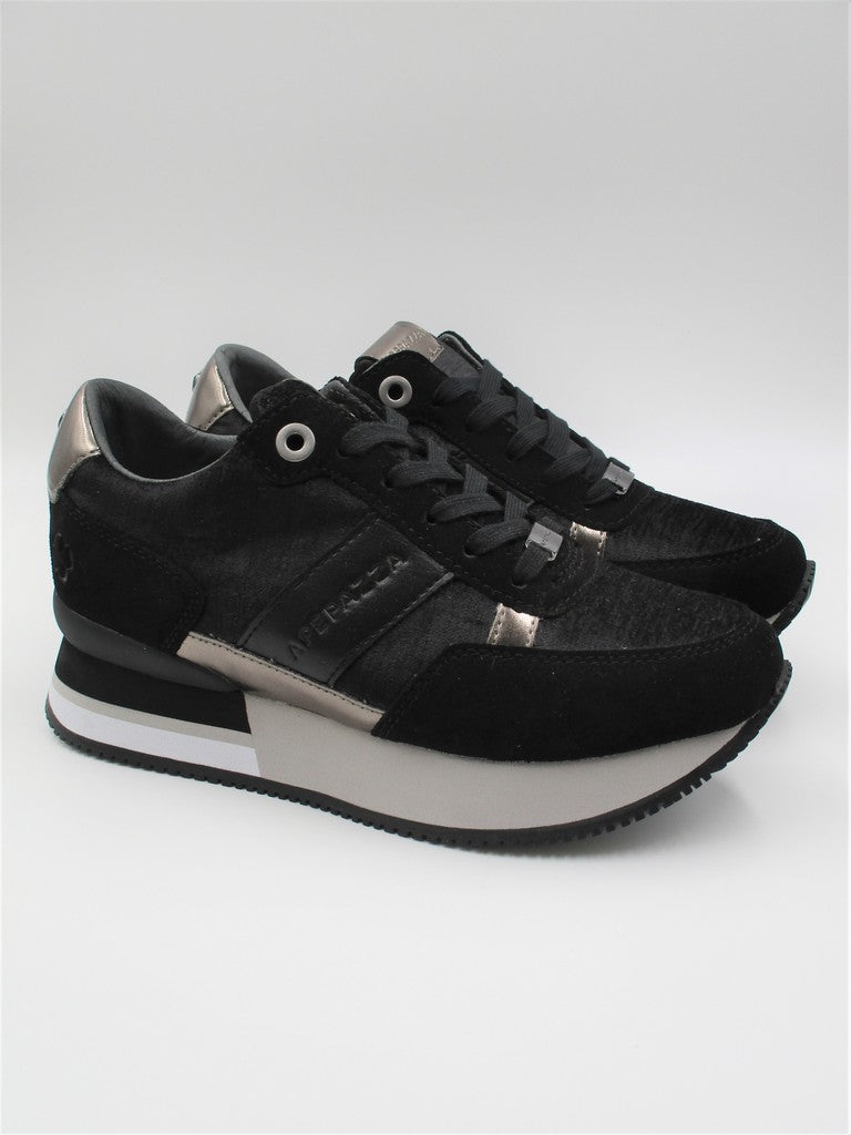 Sneaker donna APEPAZZA RULA nera