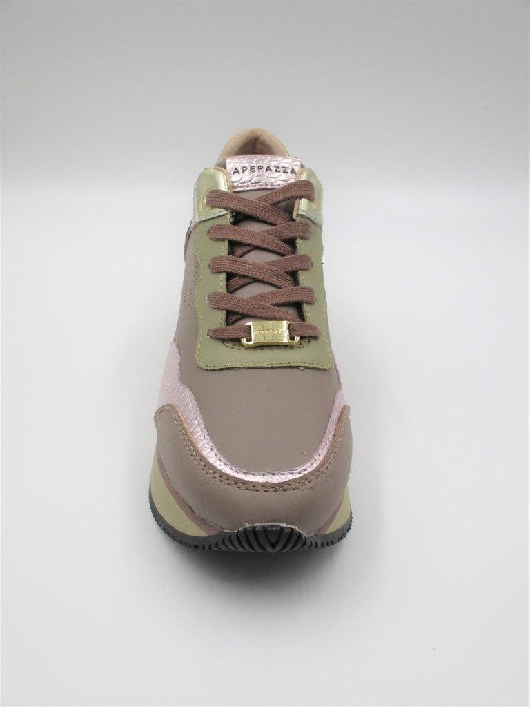 Sneaker donna APEPAZZA MARIE cipria