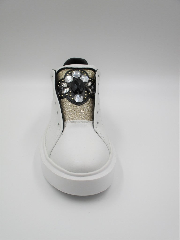 Sneaker Slip On donna APEPAZZA PARIS bianca